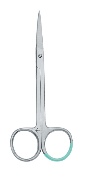 Nůžky jednorázové chirurgické IRIS 11,5cm, hrotnaté,rovné (25ks/bal)